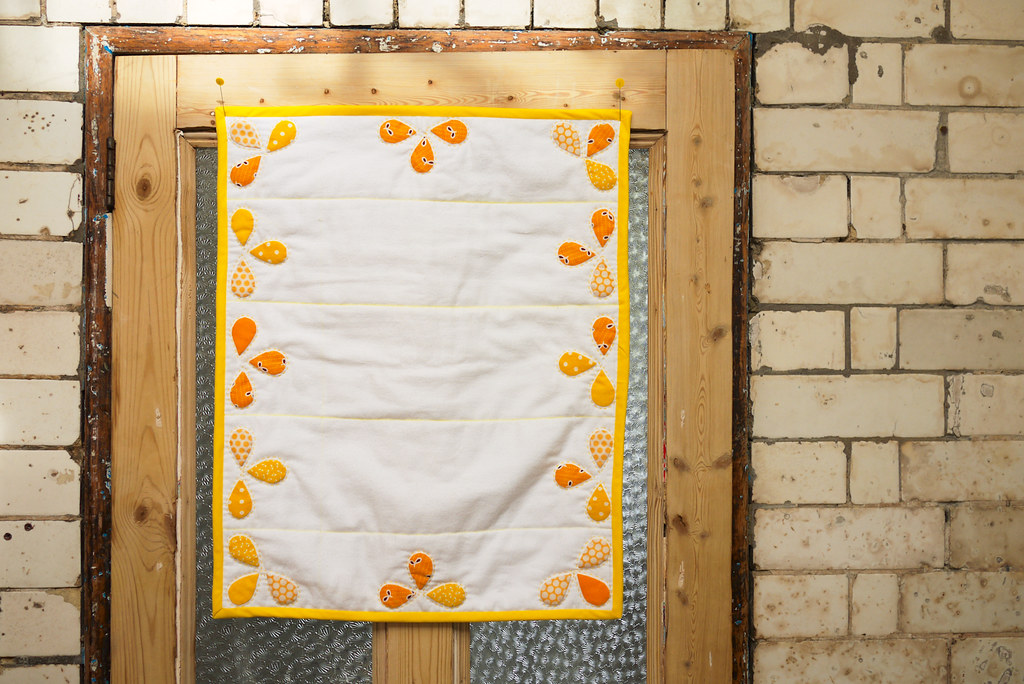 Moses Basket Applique Quilt Made from a pillowcase blogged… Flickr