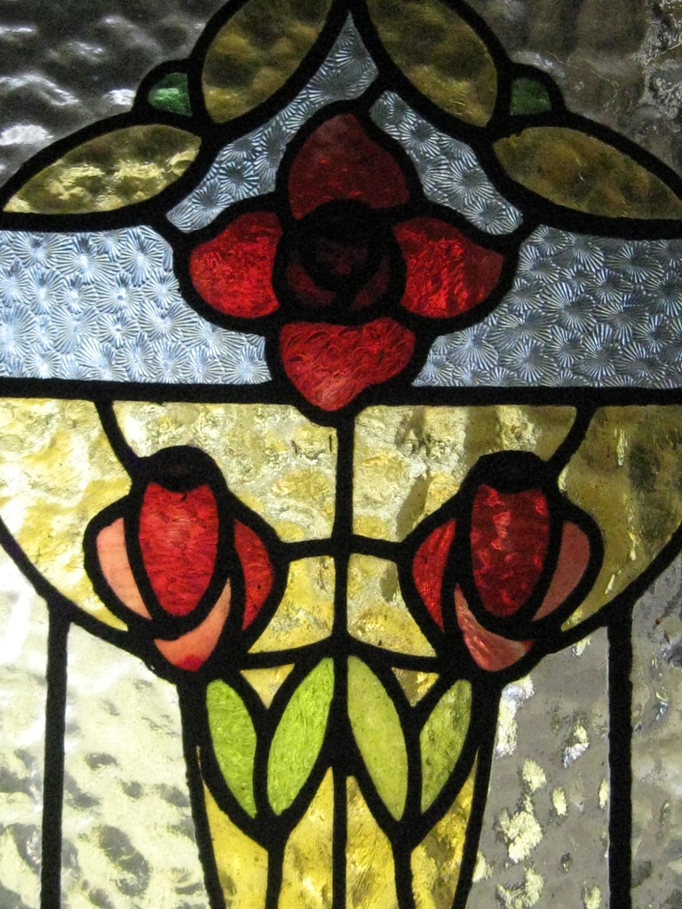 Detail of the Art Nouveau Stained Glass Door Surround of H… Flickr