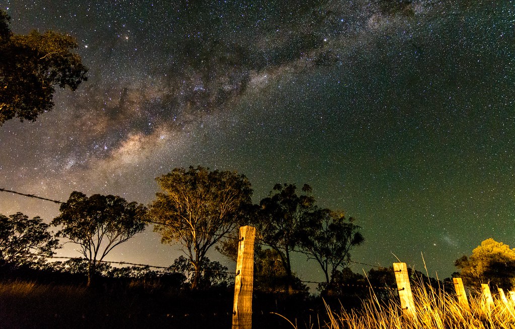 Nightscape Aubigny Queensland thanks to the anonymous … Flickr