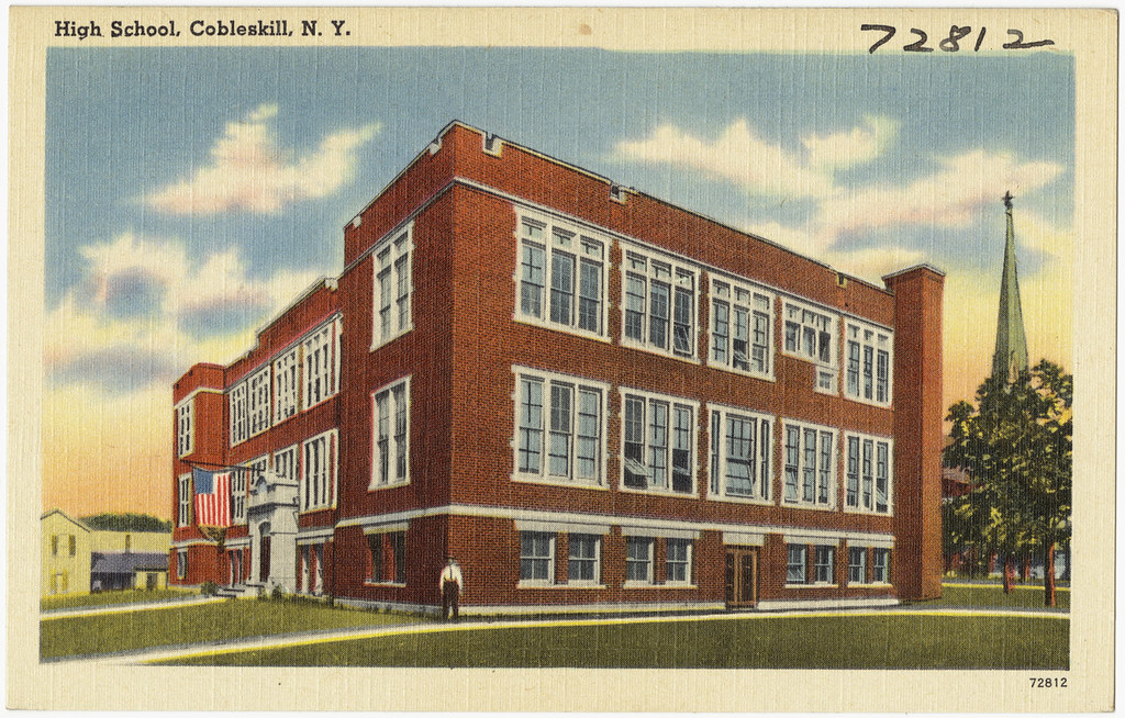 High school, Cobleskill, N. Y. File name 06_10_004868 Tit… Flickr