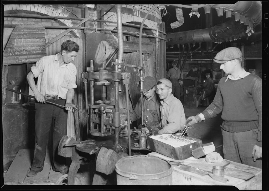 Glass bottles. T.C. Wheaton Co. Pressing and shaping, Marc… Flickr