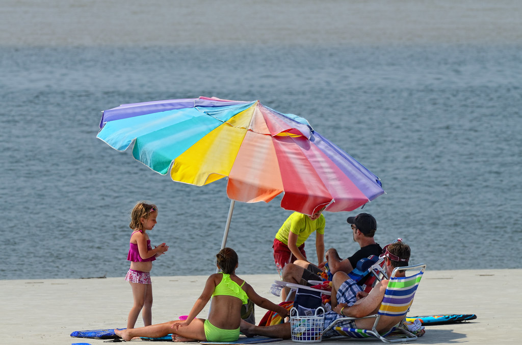 Beach Umbrella Beach umbrella on the King and Prince beach… Flickr
