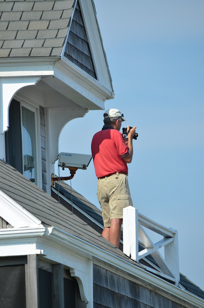 A Photographer With A Better View Above the Higgins Beach … Flickr