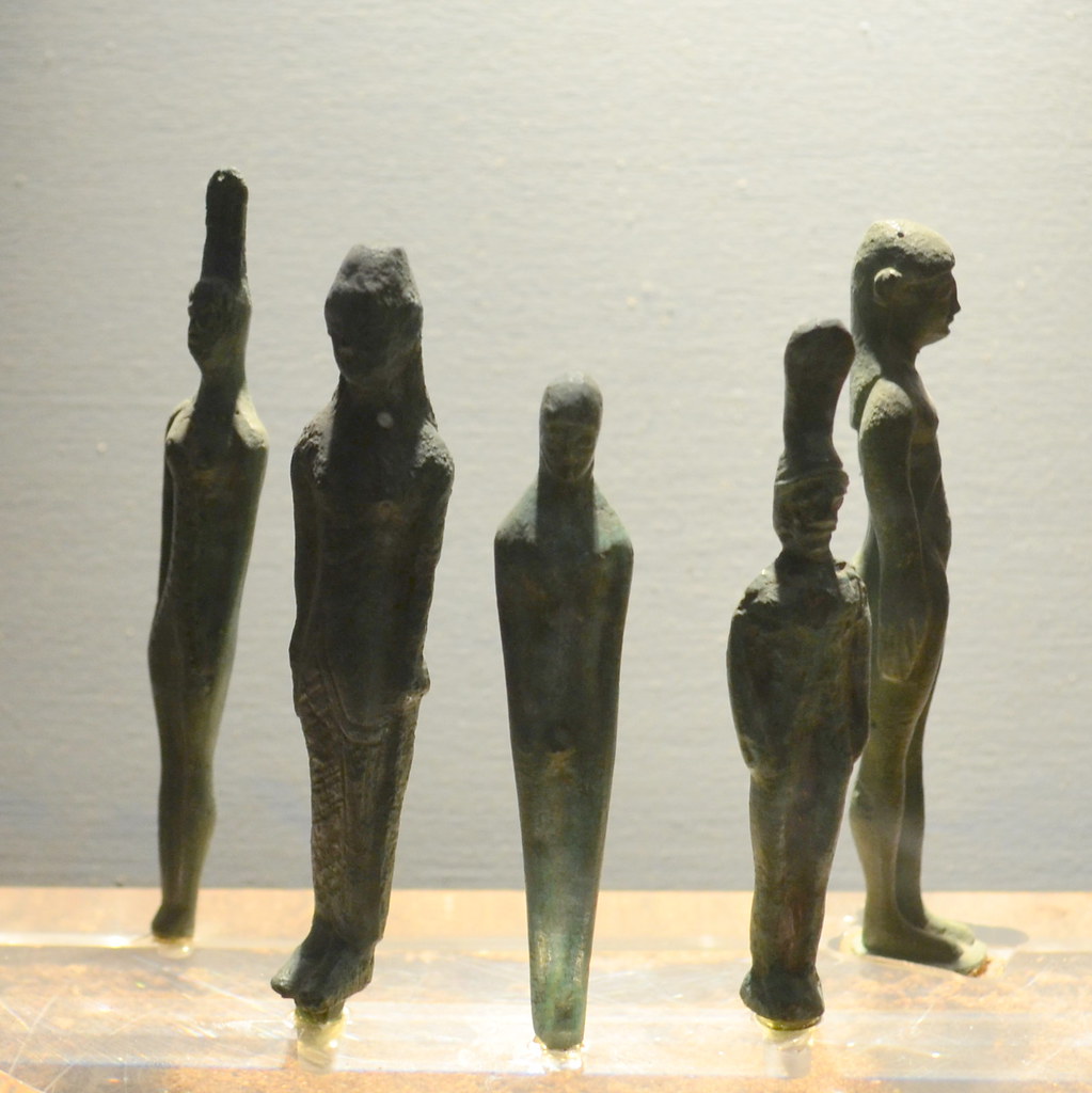 Bronzetti | Nude male and clothed female figurines in bronze… | Flickr