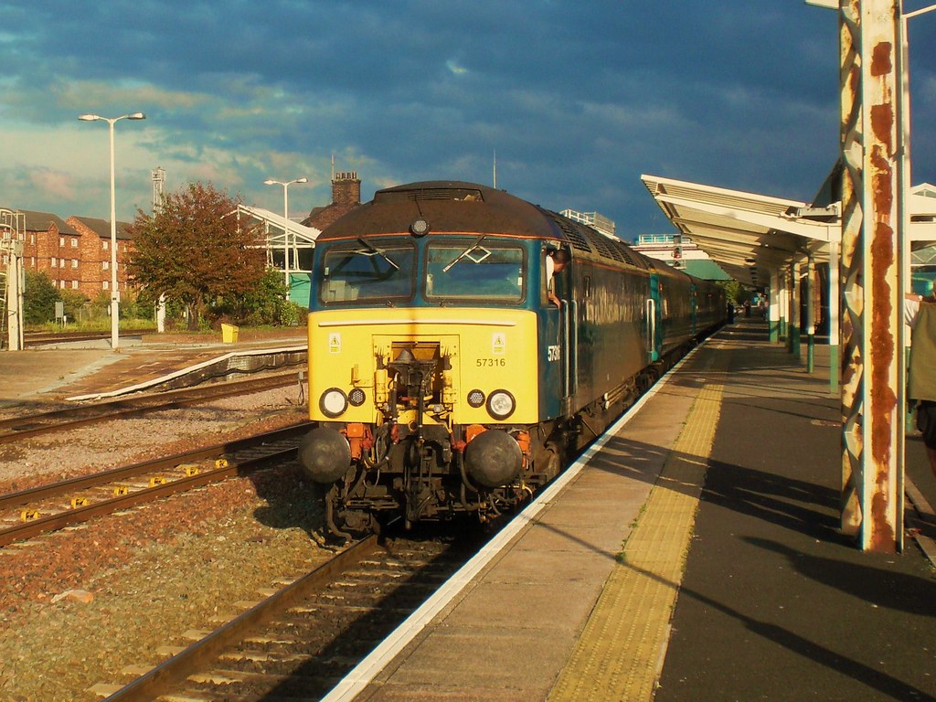 57316 at Chester On hire to Arriva Trains Wales, Virgin Tr… Flickr