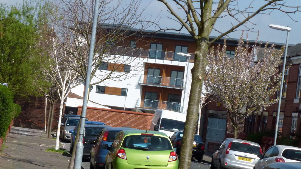 Flats or apartments at Maine Place in Moss Side, Mancheste… Flickr