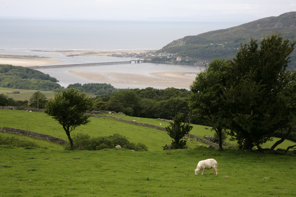 BARMOUTH ESTUARY The B road up to the lakes is very steep,… Flickr