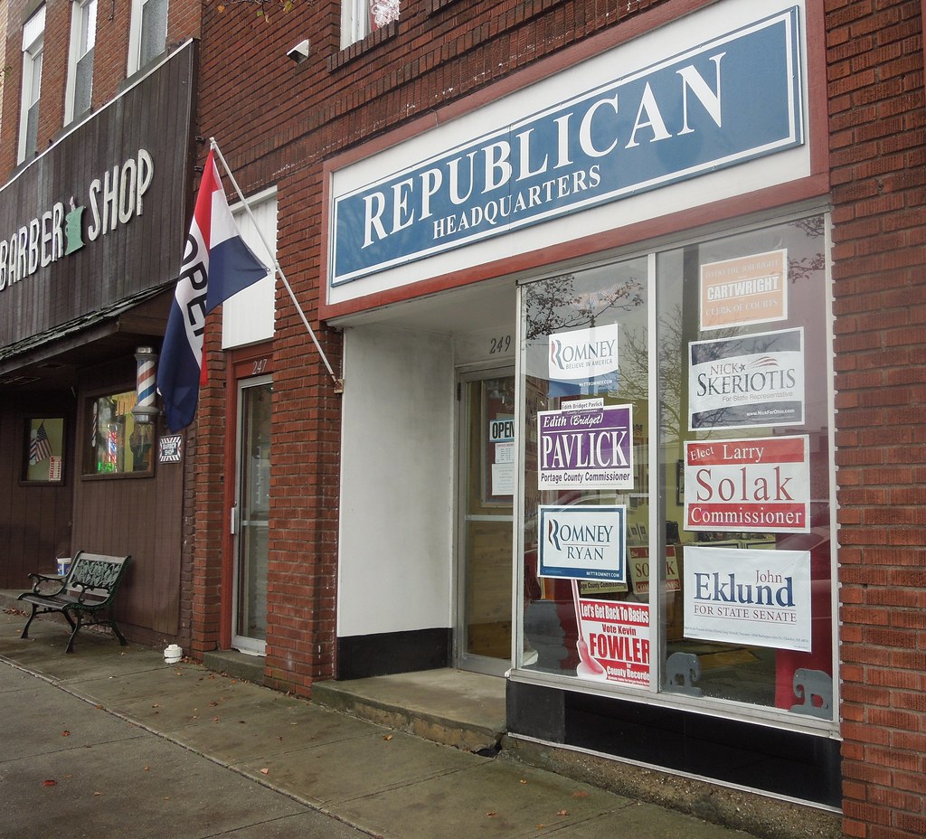 Republican Headquarters Ravenna, OH Located on Main Stre… Flickr