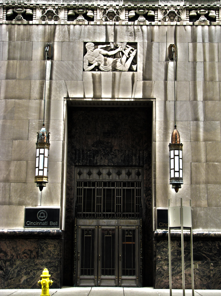 Entry to the Cincinnati Bell Building Nicholas Massa Flickr