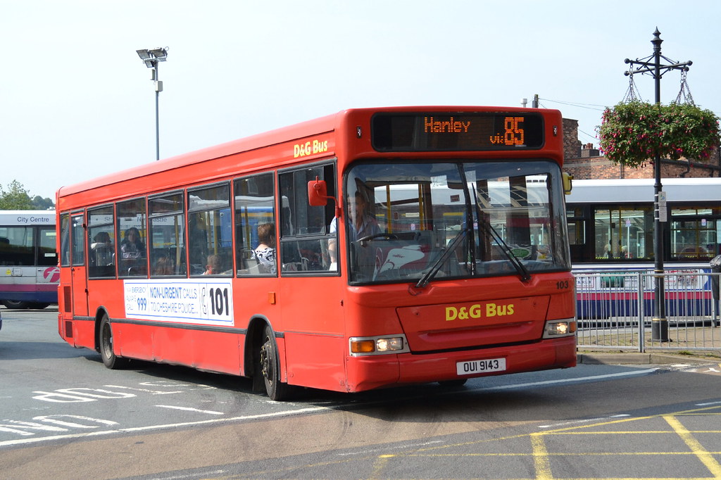 D&G Bus Dennis Dart SLF OUI9143 NewcastleunderLyme Flickr
