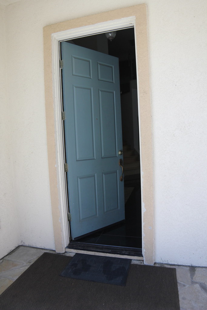 Pressure wash front door 8/5/2012 Movein Condition Flickr
