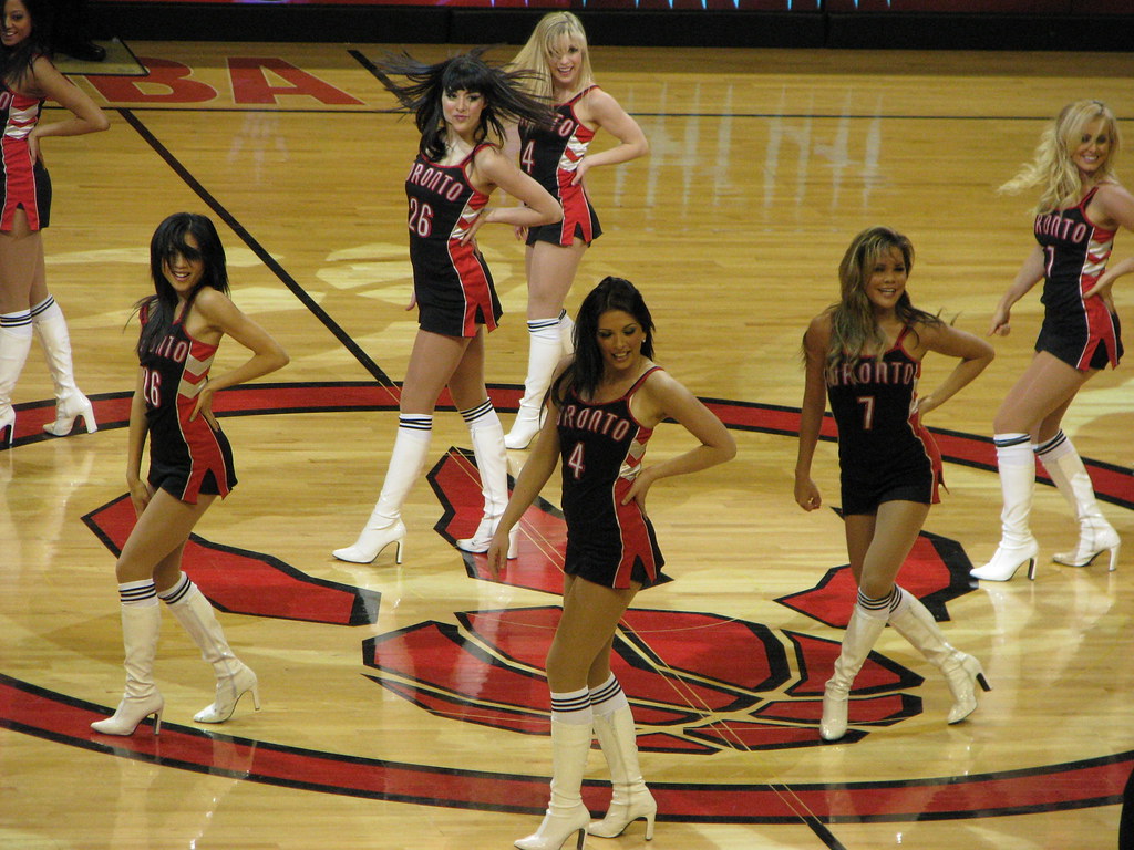 Toronto Raptors Cheerleaders Air Canada Centre, Toronto CA… Flickr
