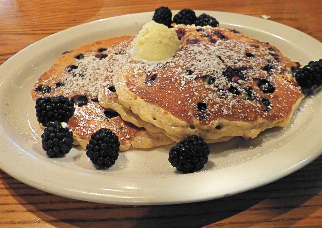 Blueberry Pancakes We deserted the Highland Park Diner for… Flickr