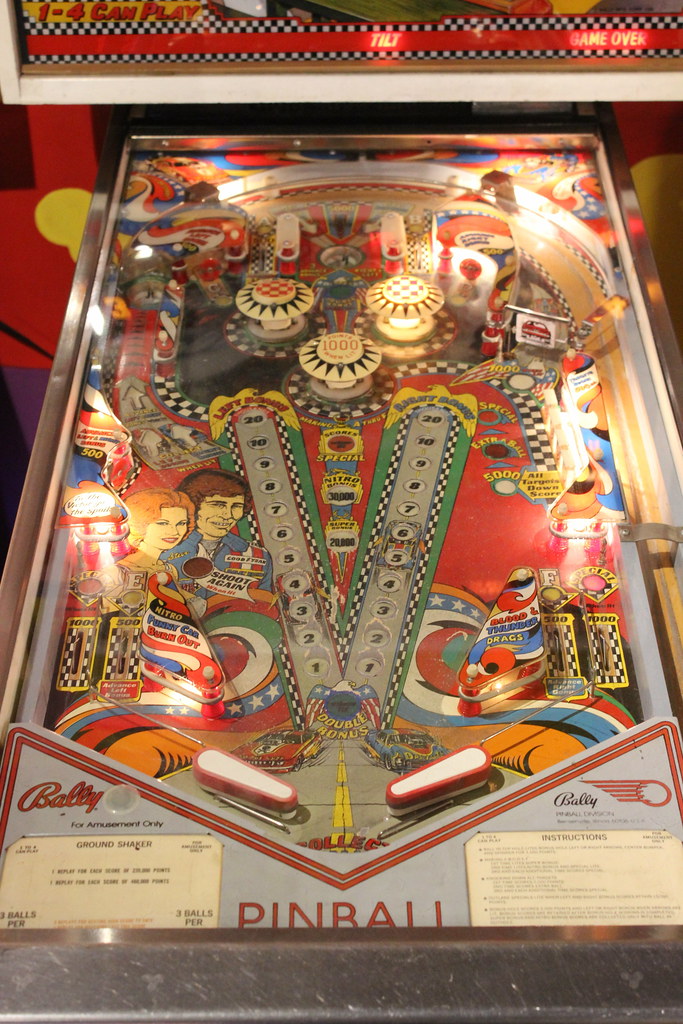 Bally Nitro Ground Shaker Playfield Taken at the Roanoke P… Flickr