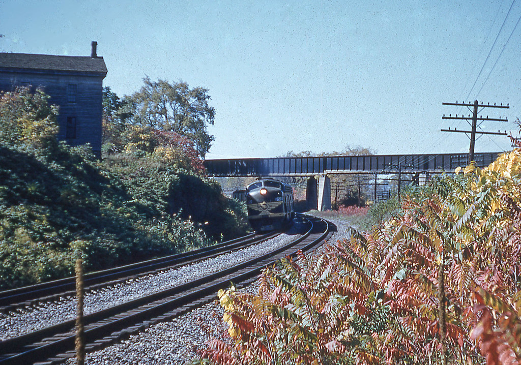 Erie mainline thru Blg Flats NY Oct 1955 Erie and Lackawan… Flickr