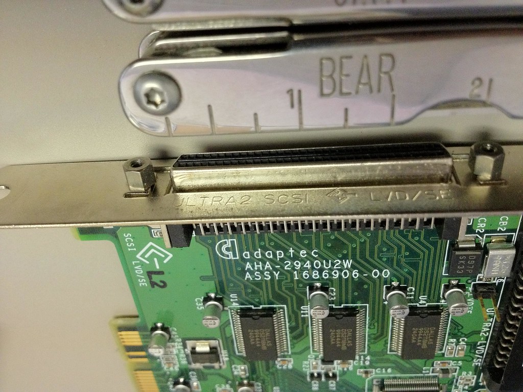 Death to SCSI cards I declare all SCSI equipment obsolete!… Flickr