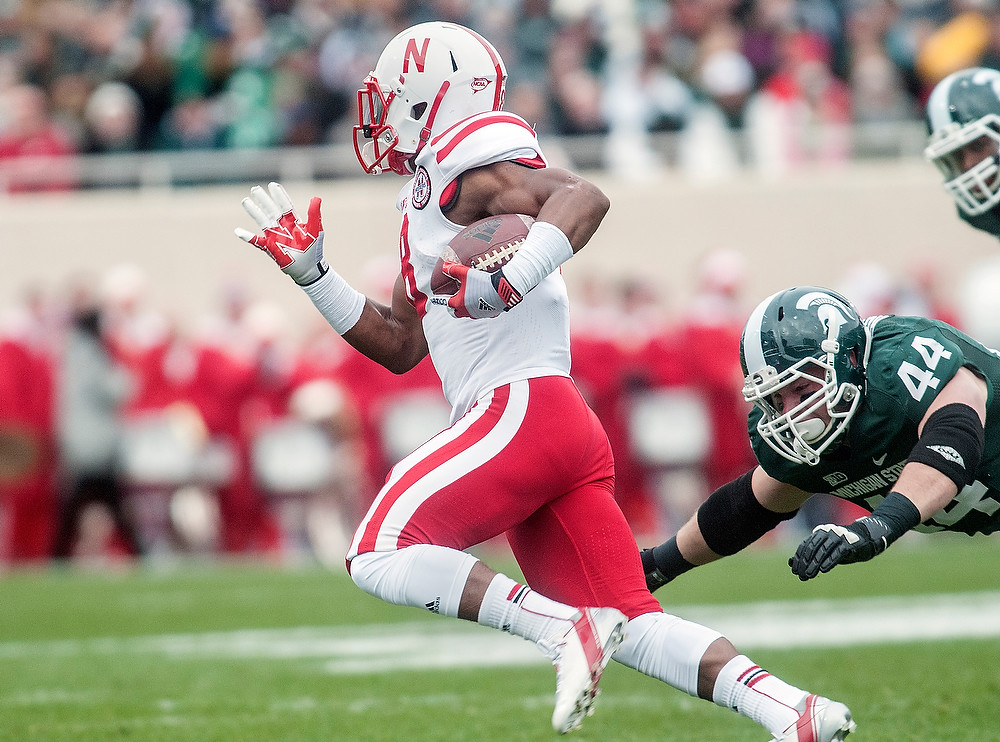FootballvsNebraska Nebraska running back Ameer Abdullah es… Flickr