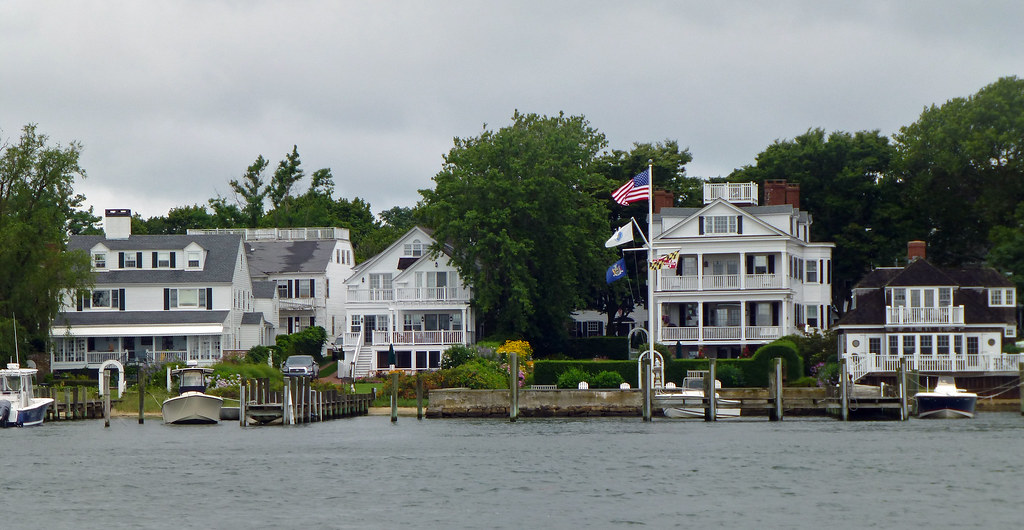 Edgartown Houses from Chappy Ferry Stormy Day These home… Flickr