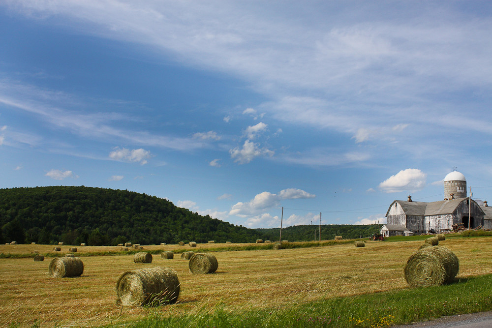 Rolled Hay and Farm, Wyckoff Rd, Gilboa NY Gilboa New York… Flickr
