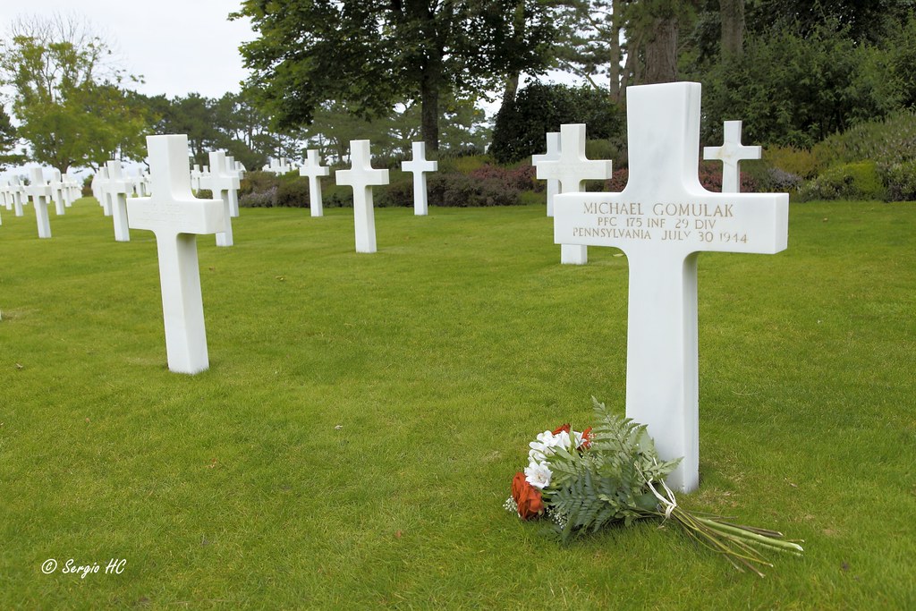 Cementerio americano de Saint Mère Eglise El Cementerio Es… Flickr