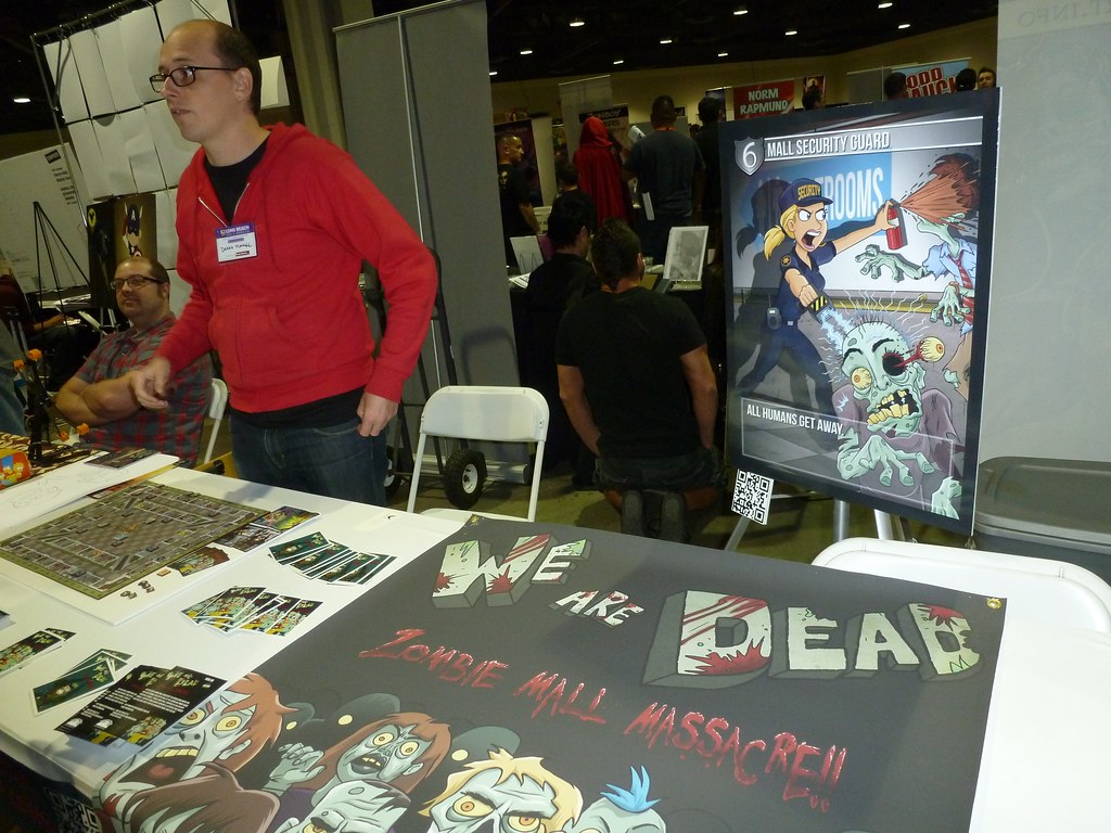 Zombie Mall Massacre "We Are Dead" board game where you pl… Flickr