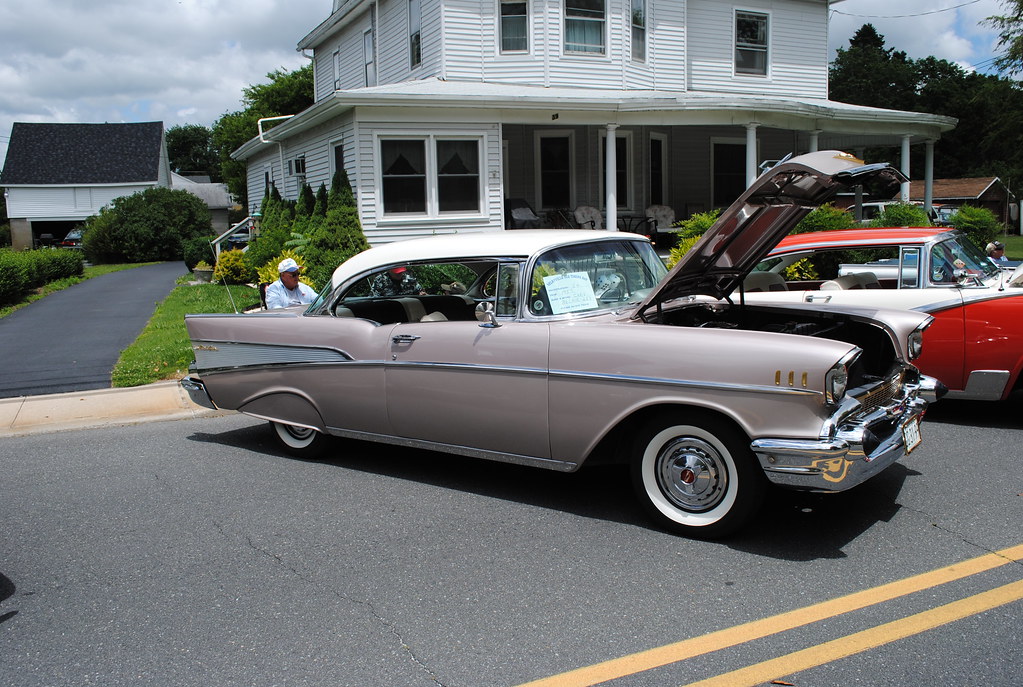 Selbyville, DE Old Timer's Day 2012 A 1957 Chevrolet car. Flickr