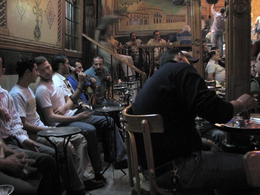 Damascus Coffee House Traditional Coffee shop in Damascus,… Flickr