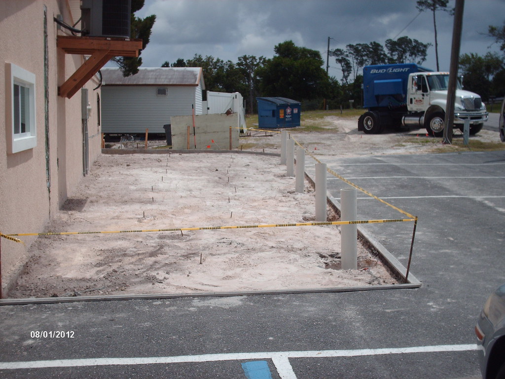 Motorcycle Parking Pad & Walkway Poured with 4000 PSI conc… Flickr