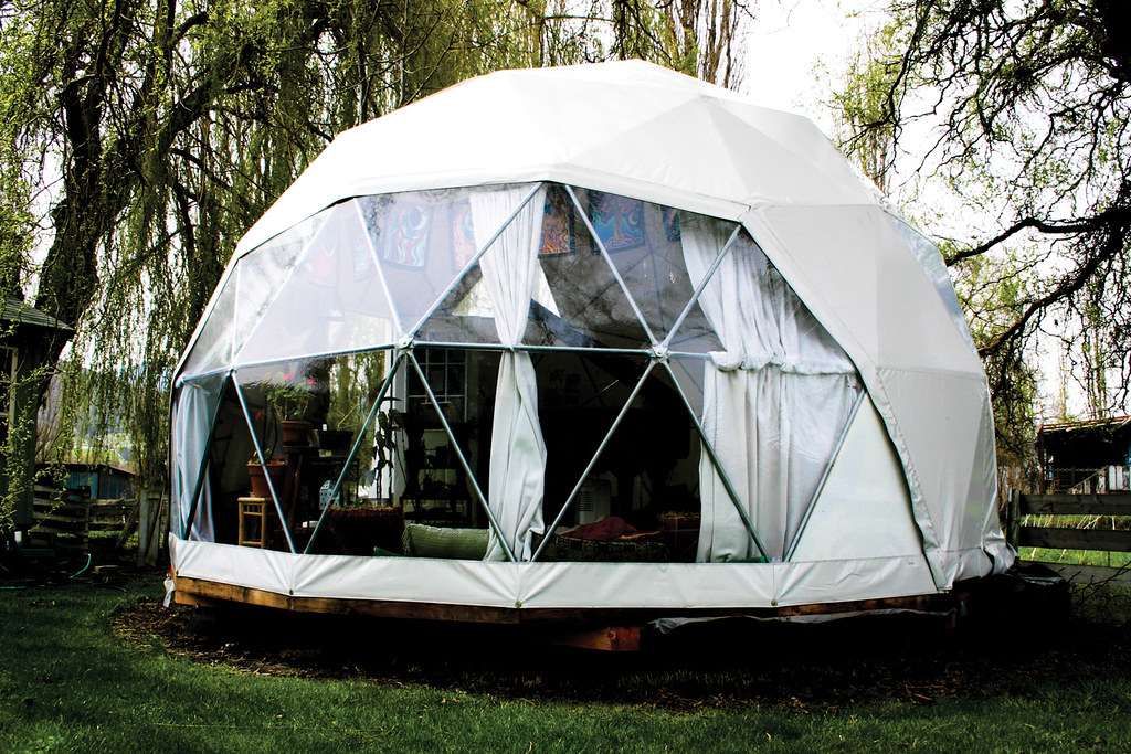 20’ Oregon Eco Living Dome Build your dome home on a woode… Flickr