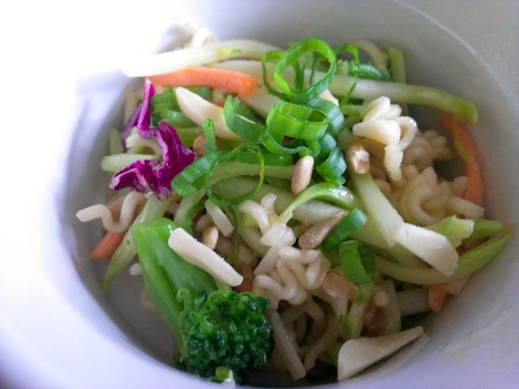 Steamed broccoli florets and shredded stalks and carrot, r… Flickr
