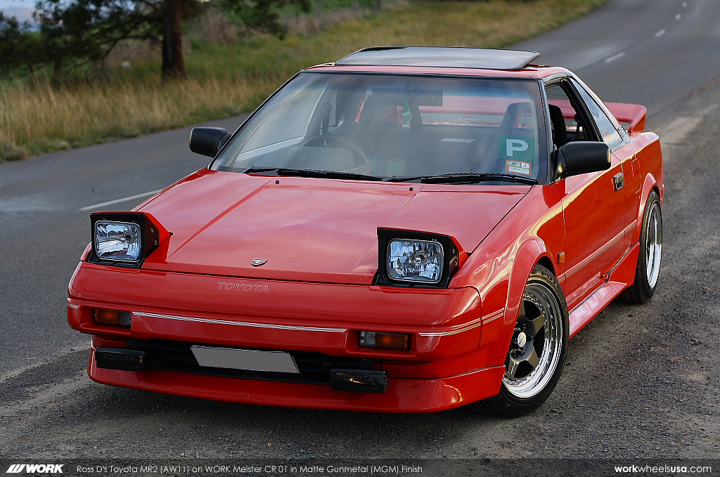 Ross D's Toyota MR2 (AW11) on WORK Meister CR01 (MGM) Flickr