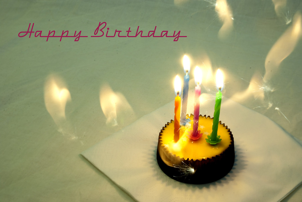 happy birthday fire and candles MaryChaco Flickr