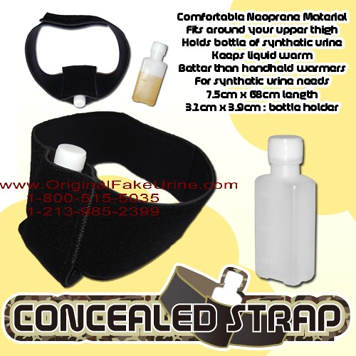 CLEAR URINE TESTS W/ CONCEALED NEOPRENE URINE STRAP Flickr