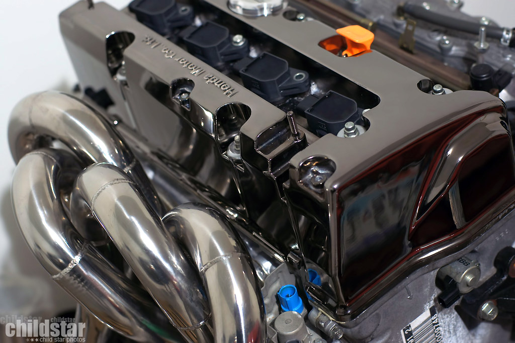 black chrome dipped k24 valve cover You can really see the… Flickr