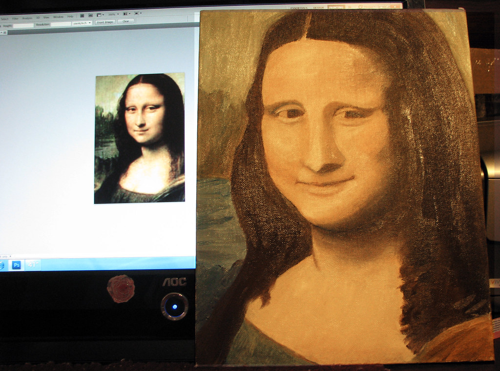 Mona Lisa Homework have to turn it in today....I only had … Flickr
