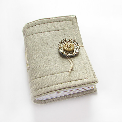linen handmade journal This soft journal made of natural l… Flickr