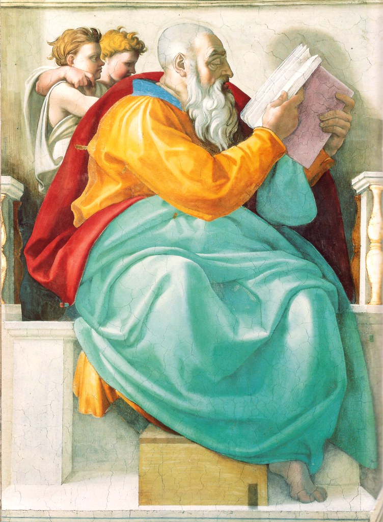 Sixtinische Kapelle, Michelangelo, Prophet Zacharias (Prop… Flickr