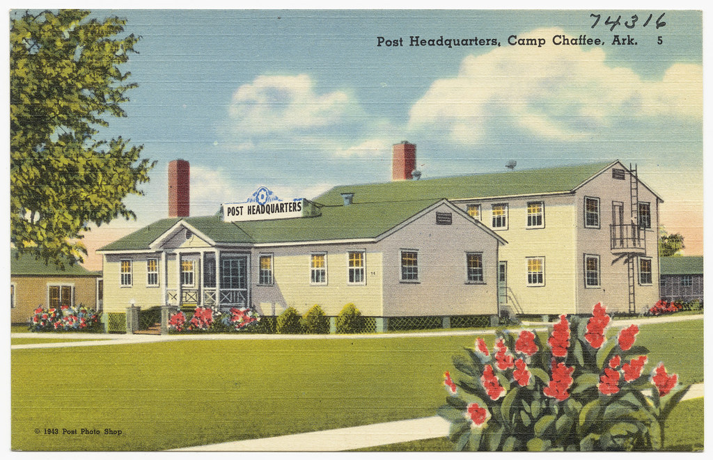 Post Headquarters, Camp Chaffee, Ark. File name 06_10_013… Flickr