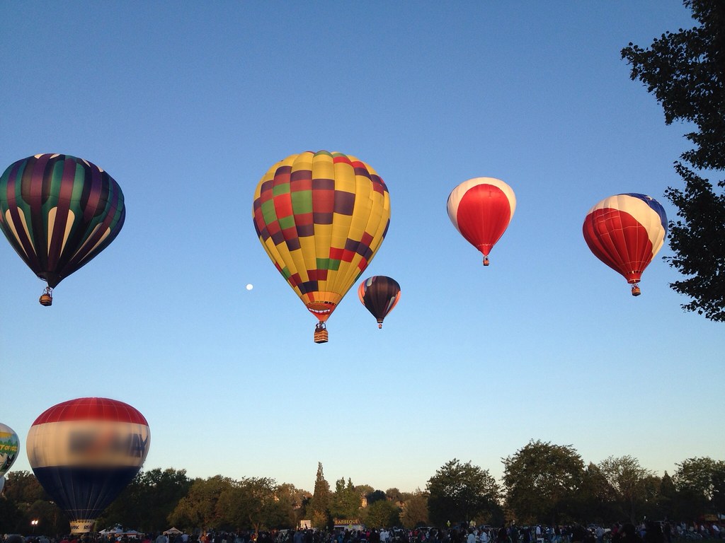 Balloons at AM Park Balloons at Ann Morrison Park on a cle… Flickr