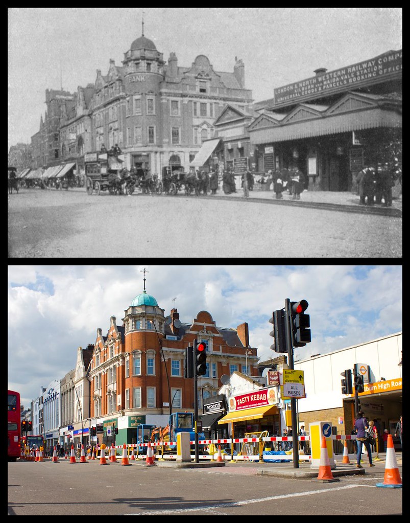 Kilburn High Road station, Kilburn High Road (c.1910) (201… Flickr