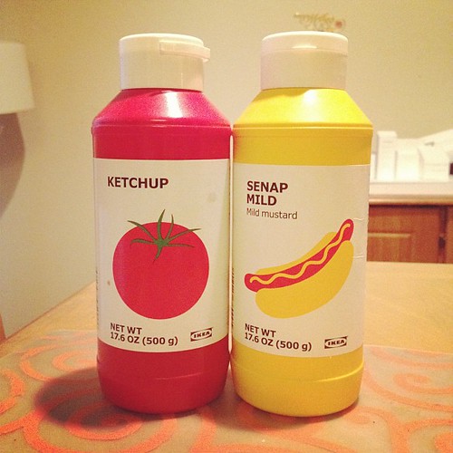 ikea ketchup and mustard unique condiments swedish … Flickr