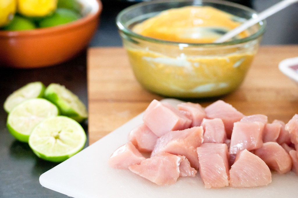 IndianSpiced Turkey Skewers Isabelle Boucher Flickr