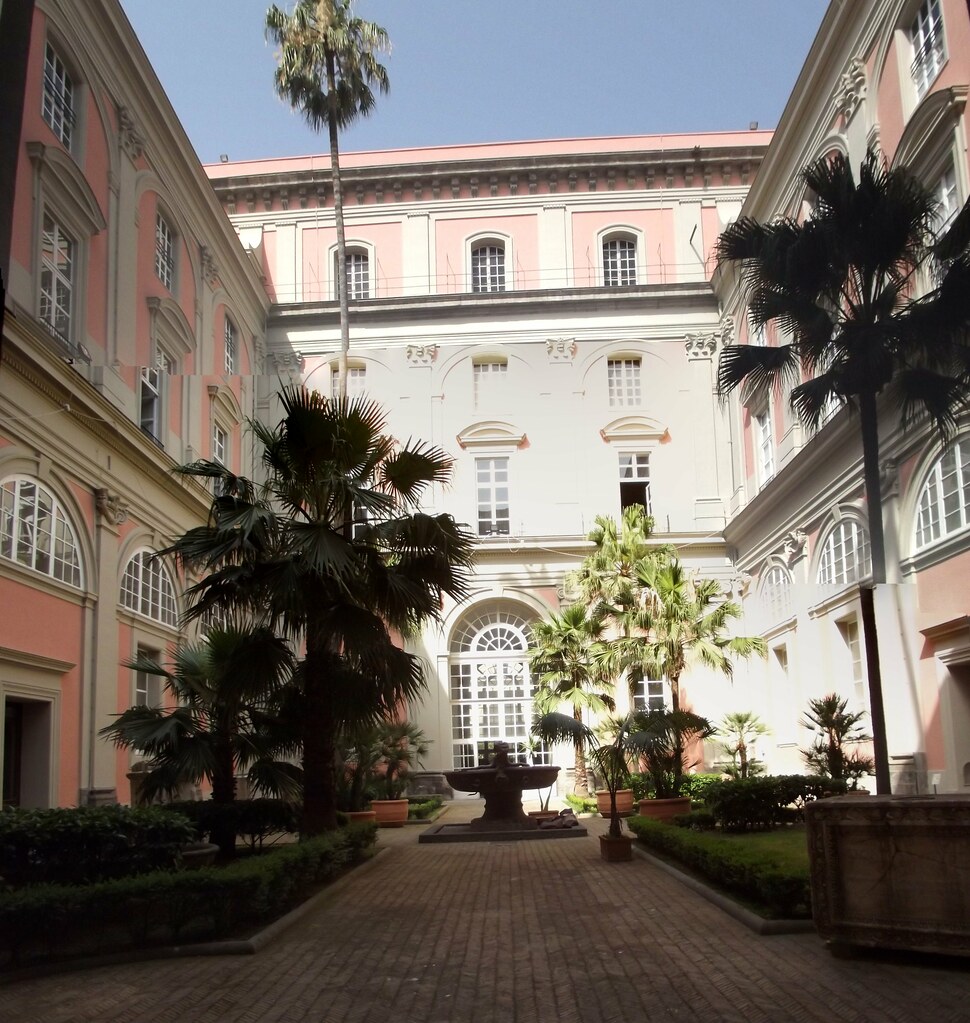 National Archaeological Museum of Naples courtyard pan… Flickr