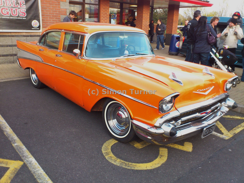 B&Q Leeds classic and american car meet00041 1957 CHEVROLE… Flickr