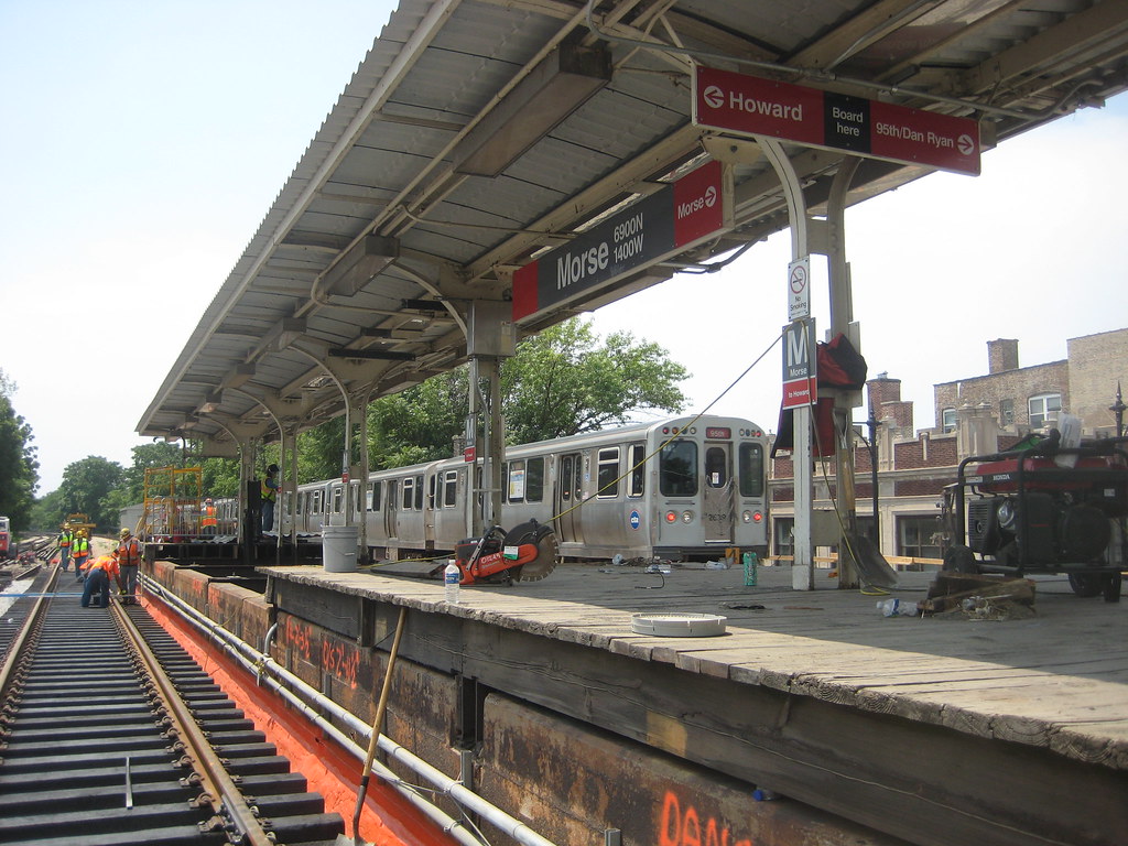 Morse Station Improvements New track is visible on the lef… Flickr