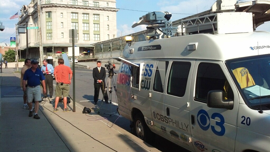 CBS3 KYW live truck in Scranton, PA 7/12/12 BryanQ1970 Flickr