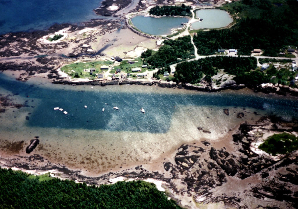 Pig Island Gut, Beals, ME Aerial view of Pig Island Gut. P… Flickr