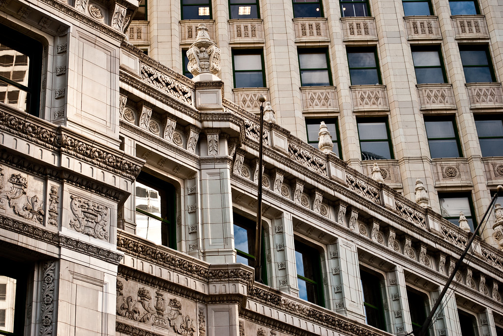 Wrigley Building, 1924 detail maxhermus_ Flickr