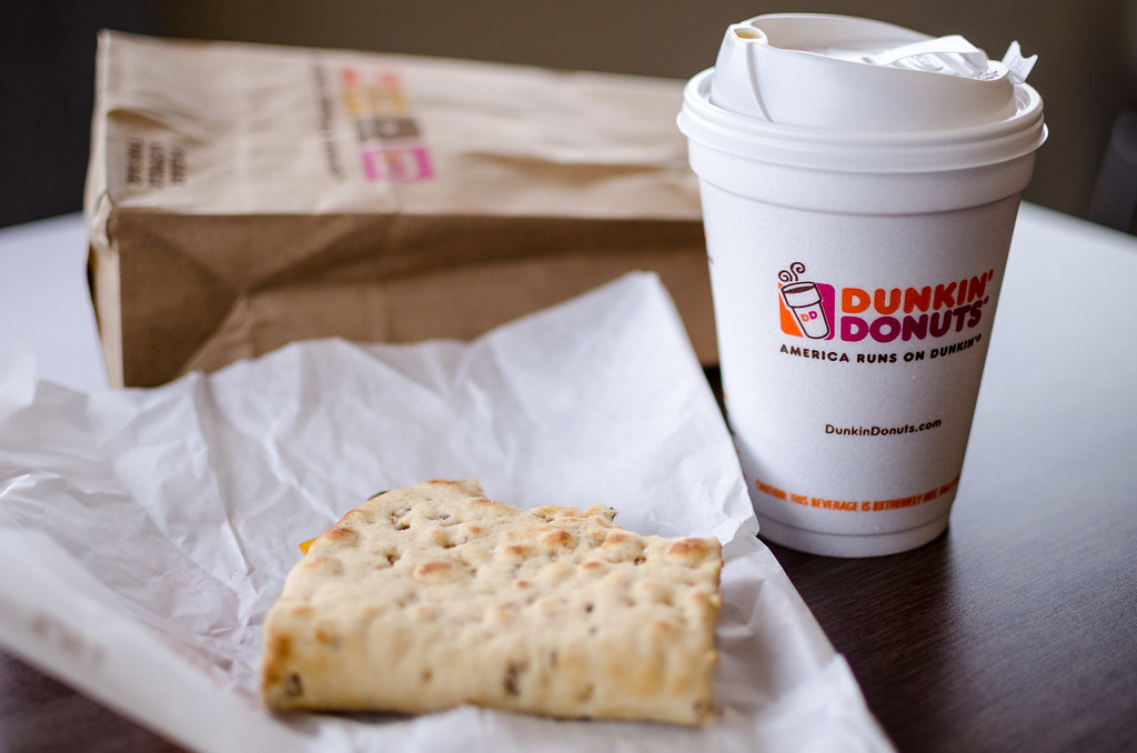 A Dunkin Donuts breakfast at a truck stop in CT m01229 Flickr