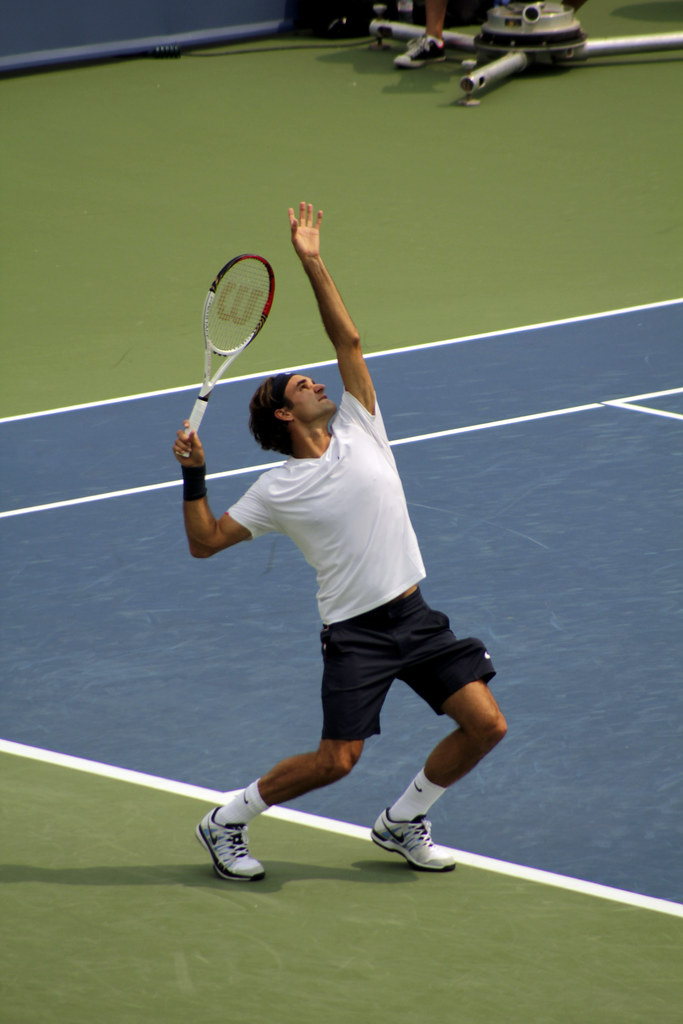 Roger Federer Serve | 3rd Round Vs. Tomic | Ben Gauger ...